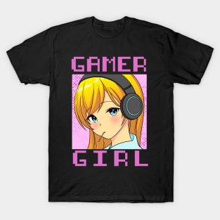 Gamer Girl Anime Cosplay T-Shirt